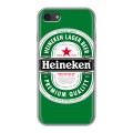 Дизайнерский силиконовый чехол для Iphone 7 Heineken