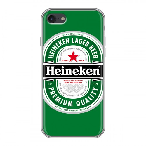 Дизайнерский силиконовый чехол для Iphone 7 Heineken