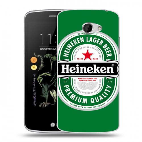 Дизайнерский силиконовый чехол для LG K5 Heineken