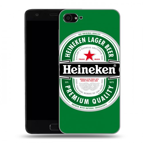 Дизайнерский пластиковый чехол для ZUK Z2 Heineken