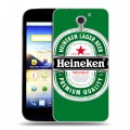 Дизайнерский пластиковый чехол для ZTE Blade A510 Heineken