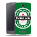 Дизайнерский силиконовый чехол для ZTE Blade L5 Heineken