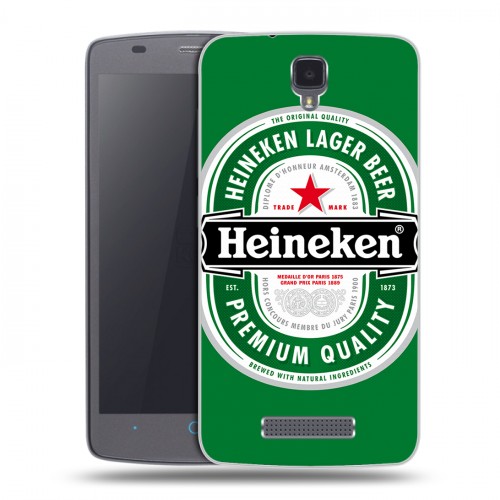 Дизайнерский силиконовый чехол для ZTE Blade L5 Heineken