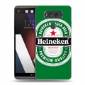 Дизайнерский пластиковый чехол для LG V20 Heineken