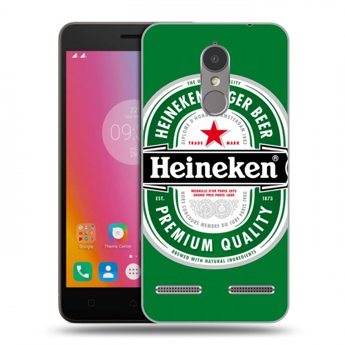 Дизайнерский силиконовый чехол для Lenovo K6 Heineken