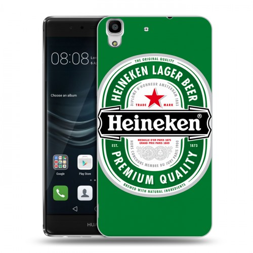 Дизайнерский пластиковый чехол для Huawei Y6II Heineken