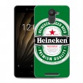 Дизайнерский силиконовый чехол для BQ Aquaris U Heineken