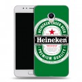 Дизайнерский силиконовый чехол для Meizu M5s Heineken