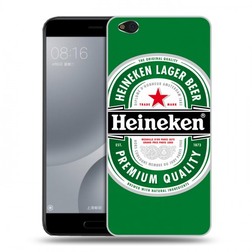 Дизайнерский пластиковый чехол для Xiaomi Mi5C Heineken