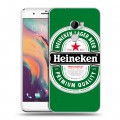 Дизайнерский пластиковый чехол для HTC One X10 Heineken