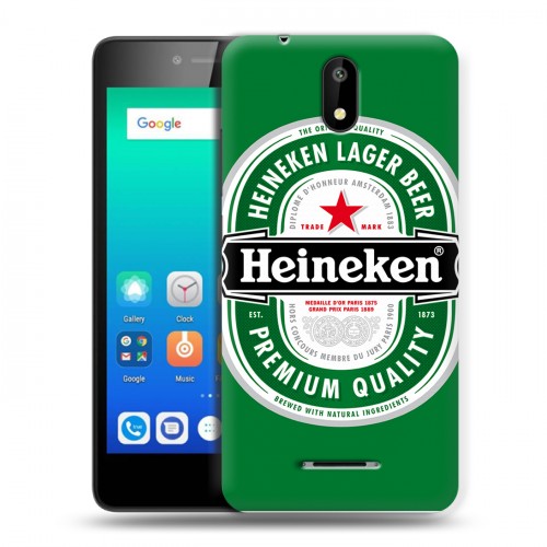 Дизайнерский силиконовый чехол для Micromax Q409 Heineken