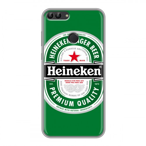 Дизайнерский силиконовый чехол для Huawei P Smart Heineken