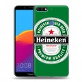 Дизайнерский пластиковый чехол для Huawei Honor 7C Pro Heineken