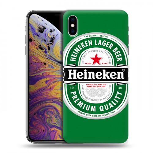 Дизайнерский силиконовый чехол для Iphone Xs Max Heineken