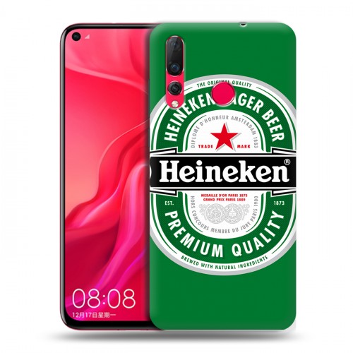 Дизайнерский пластиковый чехол для Huawei Nova 4 Heineken