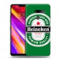 Дизайнерский пластиковый чехол для LG G8 ThinQ Heineken