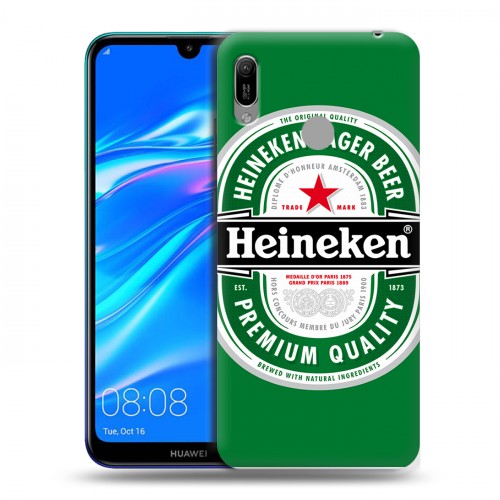 Дизайнерский пластиковый чехол для Huawei Y6 (2019) Heineken