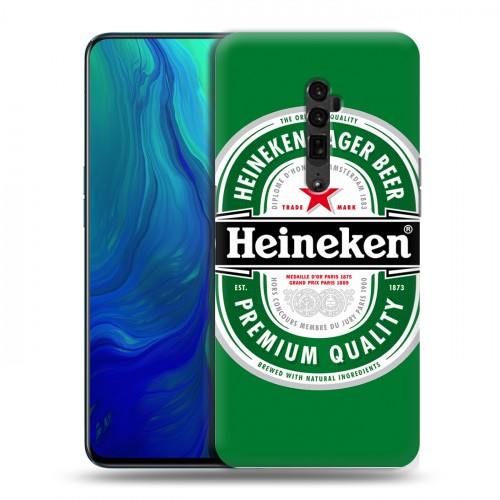 Дизайнерский пластиковый чехол для OPPO Reno 10x Zoom Heineken