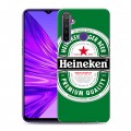 Дизайнерский силиконовый чехол для Realme 5 Heineken