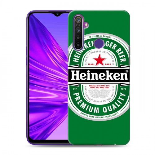 Дизайнерский силиконовый чехол для Realme 5 Heineken