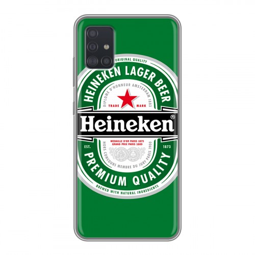 Дизайнерский силиконовый чехол для Samsung Galaxy A51 Heineken