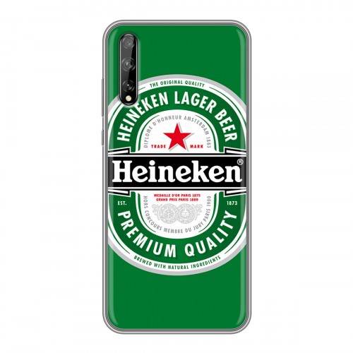 Дизайнерский силиконовый чехол для Huawei Y8p Heineken