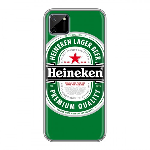 Дизайнерский силиконовый чехол для Realme C11 Heineken