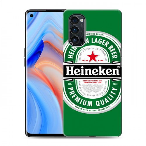 Дизайнерский пластиковый чехол для OPPO Reno4 Pro Heineken