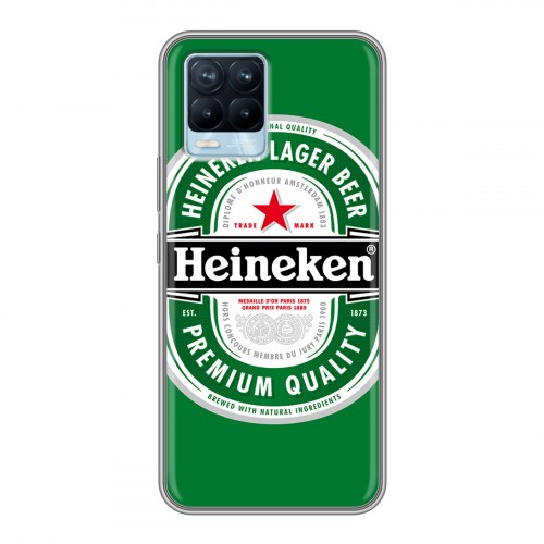 Дизайнерский силиконовый чехол для Realme 8 Heineken