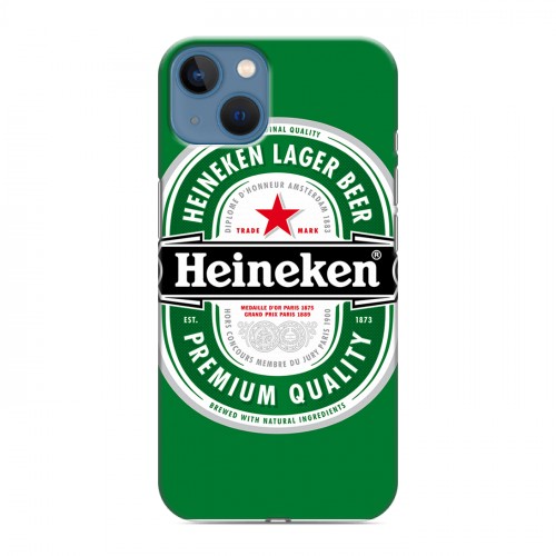 Дизайнерский силиконовый чехол для Iphone 13 Heineken