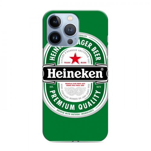 Дизайнерский силиконовый чехол для Iphone 13 Pro Heineken