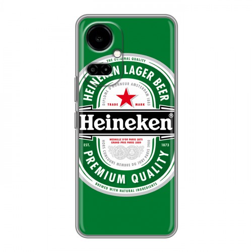 Дизайнерский пластиковый чехол для Tecno Camon 19 Heineken