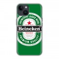 Дизайнерский пластиковый чехол для Iphone 14 Heineken