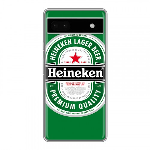 Дизайнерский силиконовый чехол для Google Pixel 6a Heineken