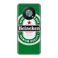 Дизайнерский силиконовый с усиленными углами чехол для Huawei Nova Y90 Heineken
