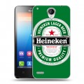 Дизайнерский пластиковый чехол для Lenovo S890 Heineken