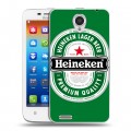 Дизайнерский пластиковый чехол для Lenovo S650 Ideaphone Heineken