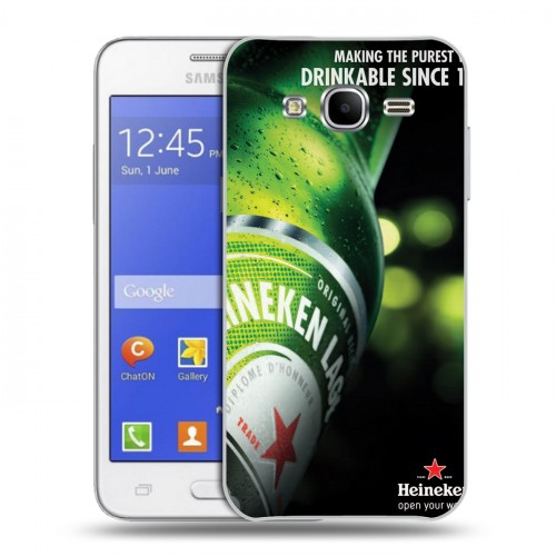 Дизайнерский силиконовый чехол для Samsung Galaxy J7 Heineken