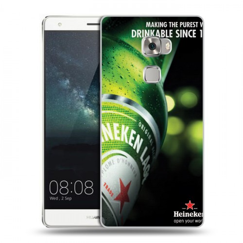 Дизайнерский пластиковый чехол для Huawei Mate S Heineken