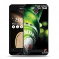 Дизайнерский пластиковый чехол для ASUS Zenfone Go Heineken