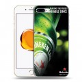 Дизайнерский пластиковый чехол для Iphone 7 Plus / 8 Plus Heineken