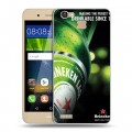 Дизайнерский пластиковый чехол для Huawei GR3 Heineken