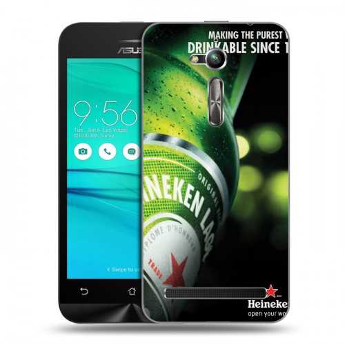 Дизайнерский пластиковый чехол для ASUS ZenFone Go ZB500KL Heineken