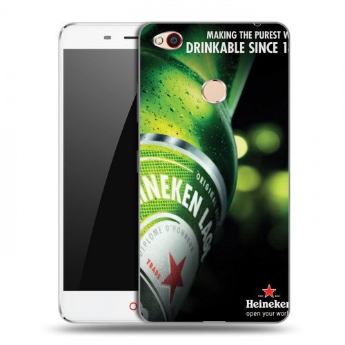 Дизайнерский пластиковый чехол для ZTE Nubia N1 Heineken