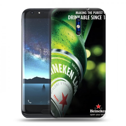 Дизайнерский силиконовый чехол для Doogee BL5000 Heineken