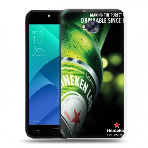 Дизайнерский пластиковый чехол для ASUS ZenFone 4 Selfie Heineken