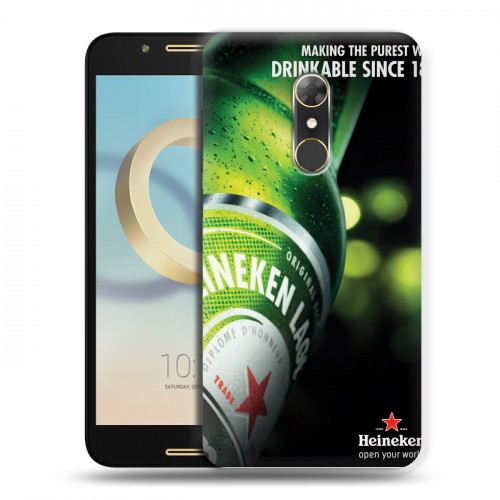 Дизайнерский силиконовый чехол для Alcatel A7 Heineken