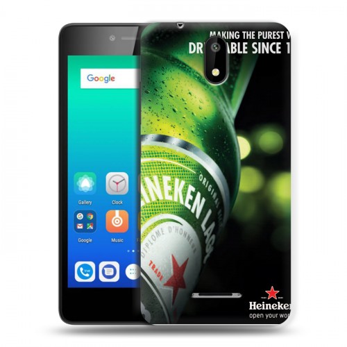 Дизайнерский силиконовый чехол для Micromax Q409 Heineken