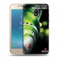 Дизайнерский пластиковый чехол для Samsung Galaxy J2 (2018) Heineken