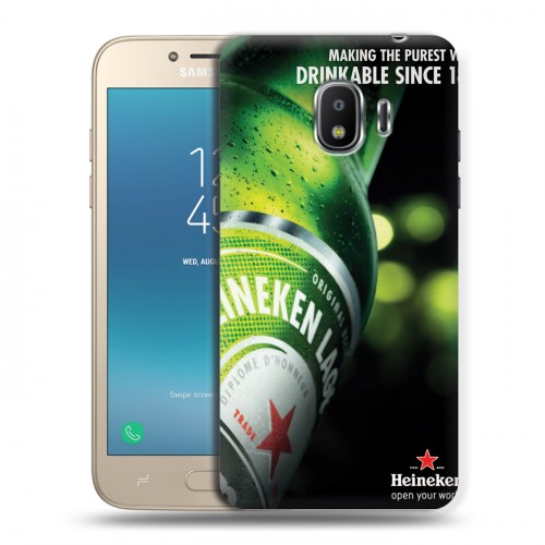 Дизайнерский пластиковый чехол для Samsung Galaxy J2 (2018) Heineken